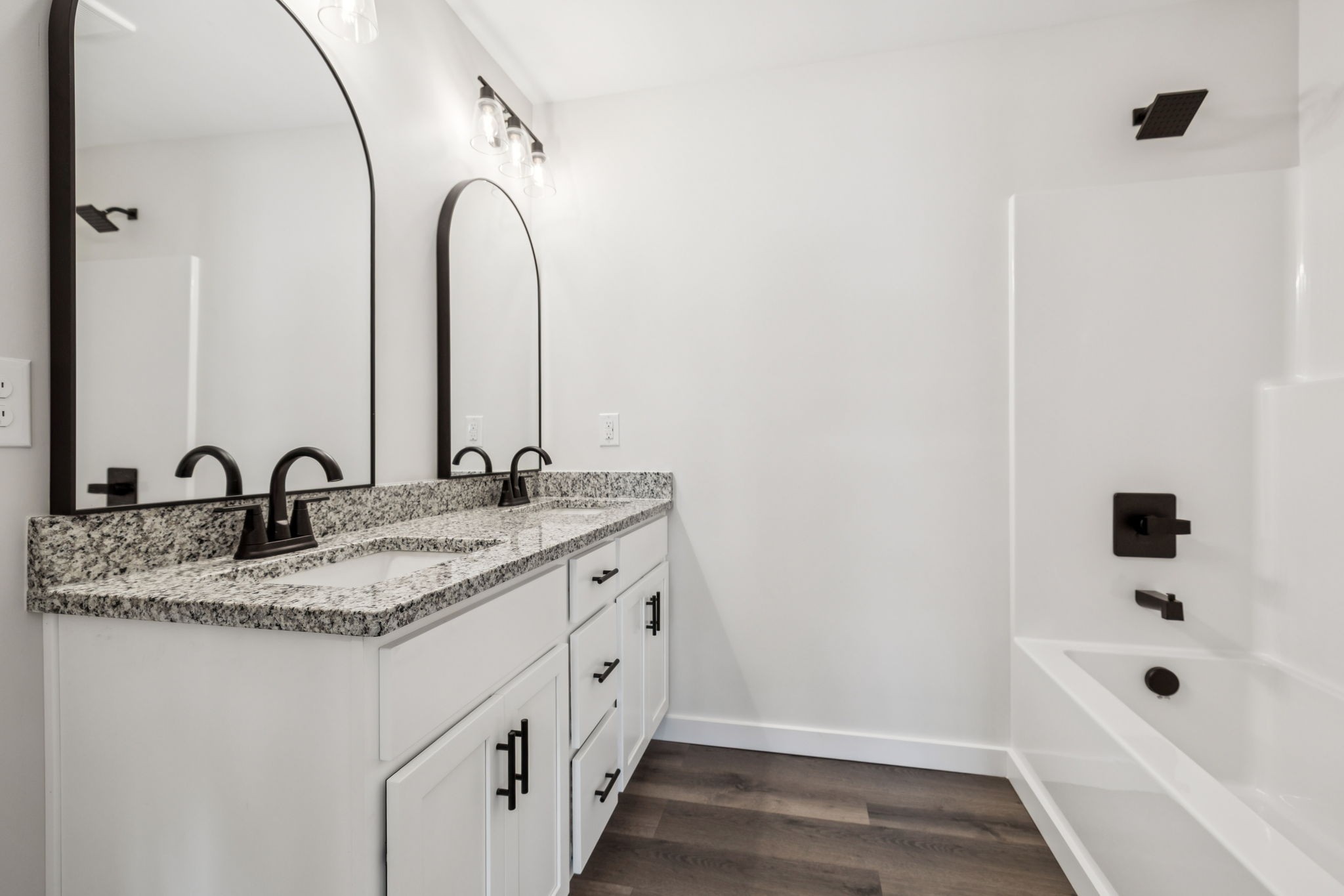 0 Alice Preston Loop Gordonsville, TN 38563 - Photo 19 of 25 a bathroom with a double vanity sink and mirror