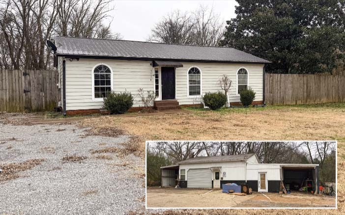 4698 Mandy Lane Murfreesboro, TN 37129 - Photo 1 of 6 a view of a house with a patio and wooden fence