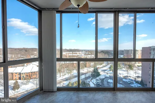 a view of sky from window