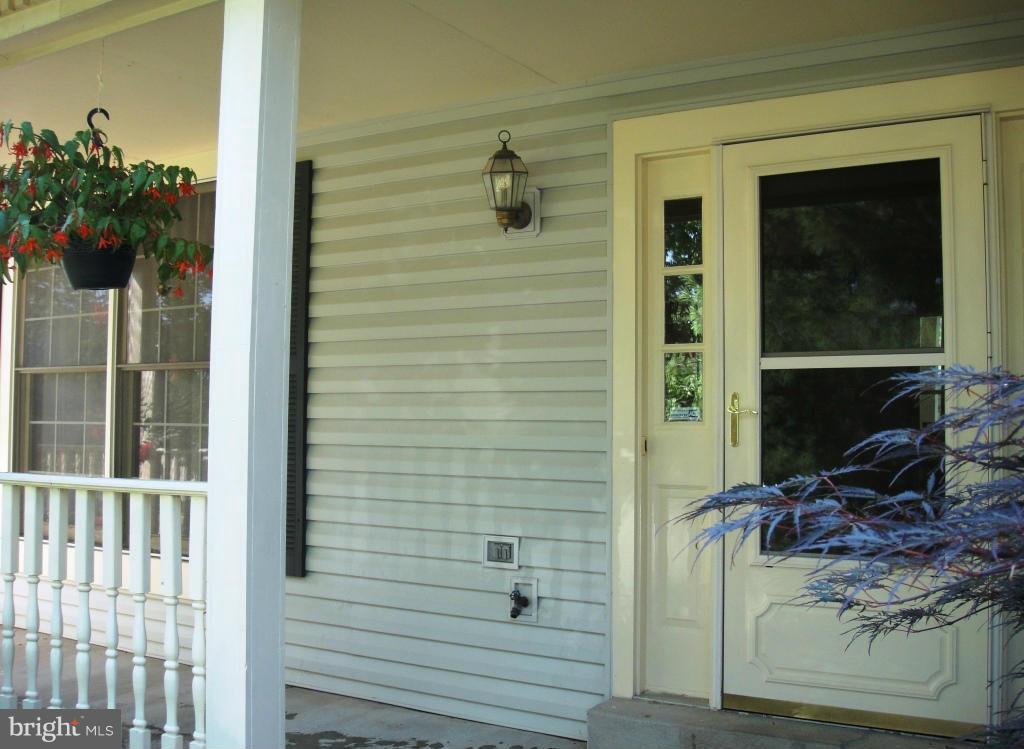 Front entrance from front porch.