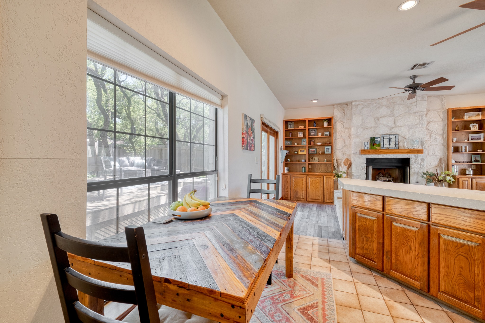 202 Ridgewood Drive Georgetown, TX 78628 - Photo 14 of 40 a kitchen with a table chairs and wooden floor