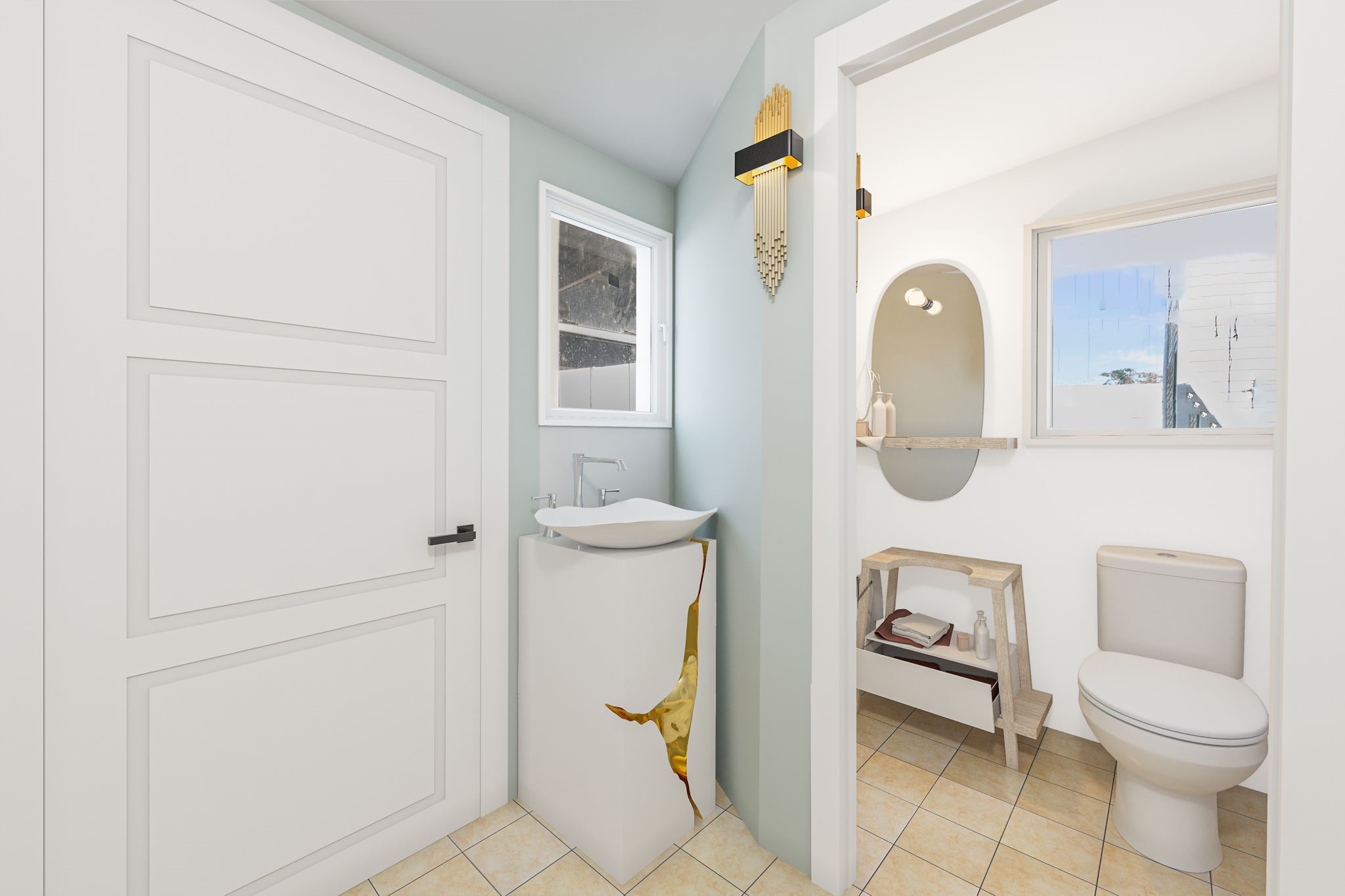 75 Farm To Market 1514 Coldspring, TX 77331 - Photo 14 of 19 Bathroom staged