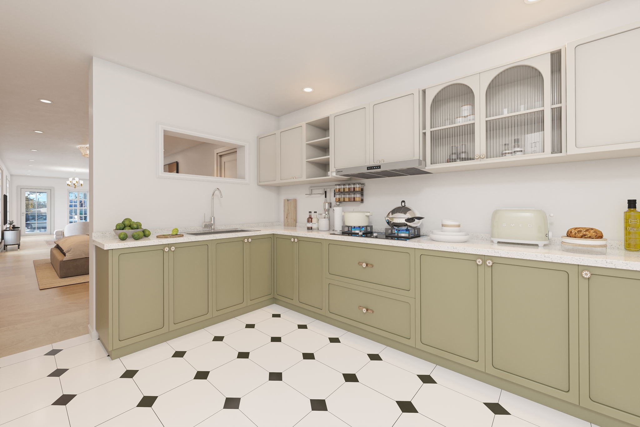 75 Farm To Market 1514 Coldspring, TX 77331 - Photo 9 of 19 Kitchen Area as staged