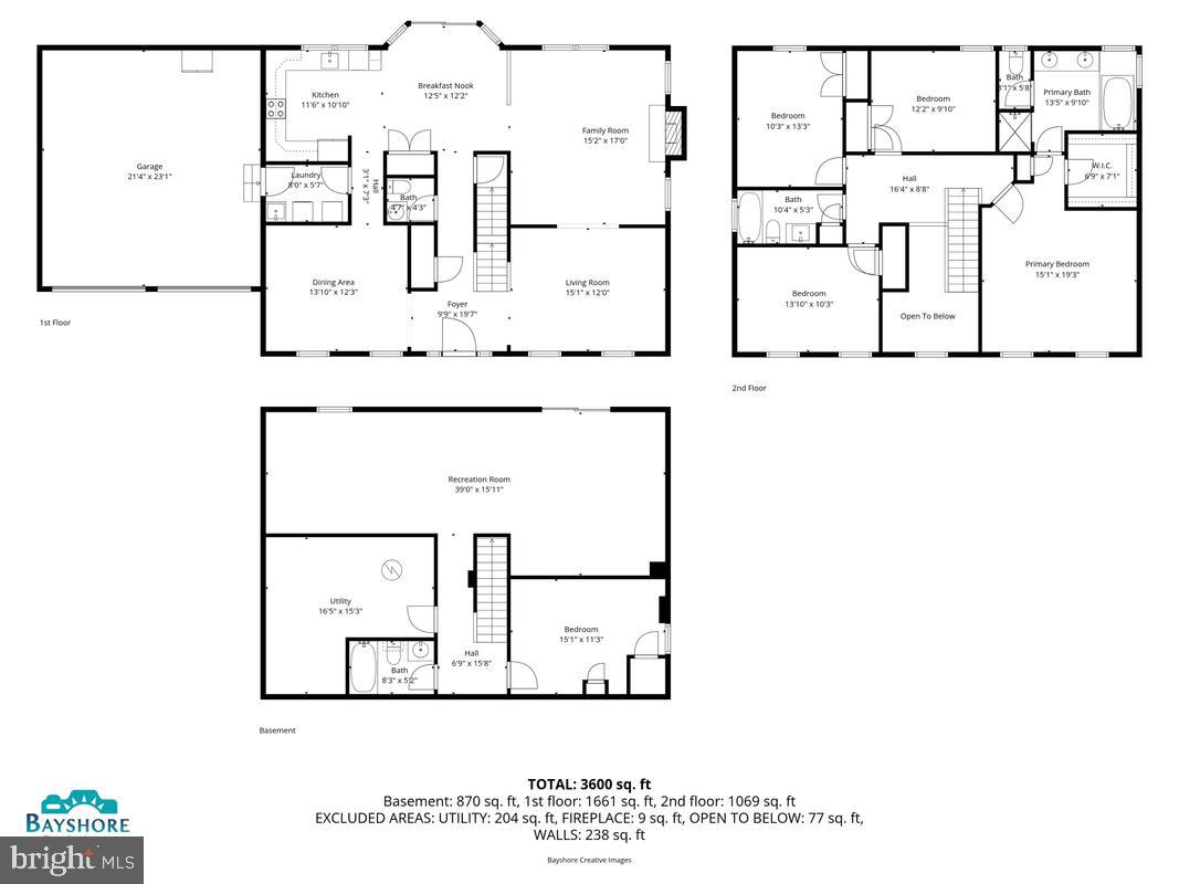 308 Arlington Court Severn, MD 21144 - Photo 36 of 39 Floor Plan