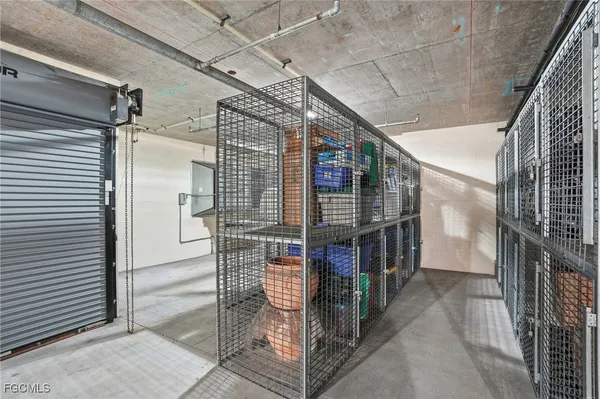 a view of storage and utility room