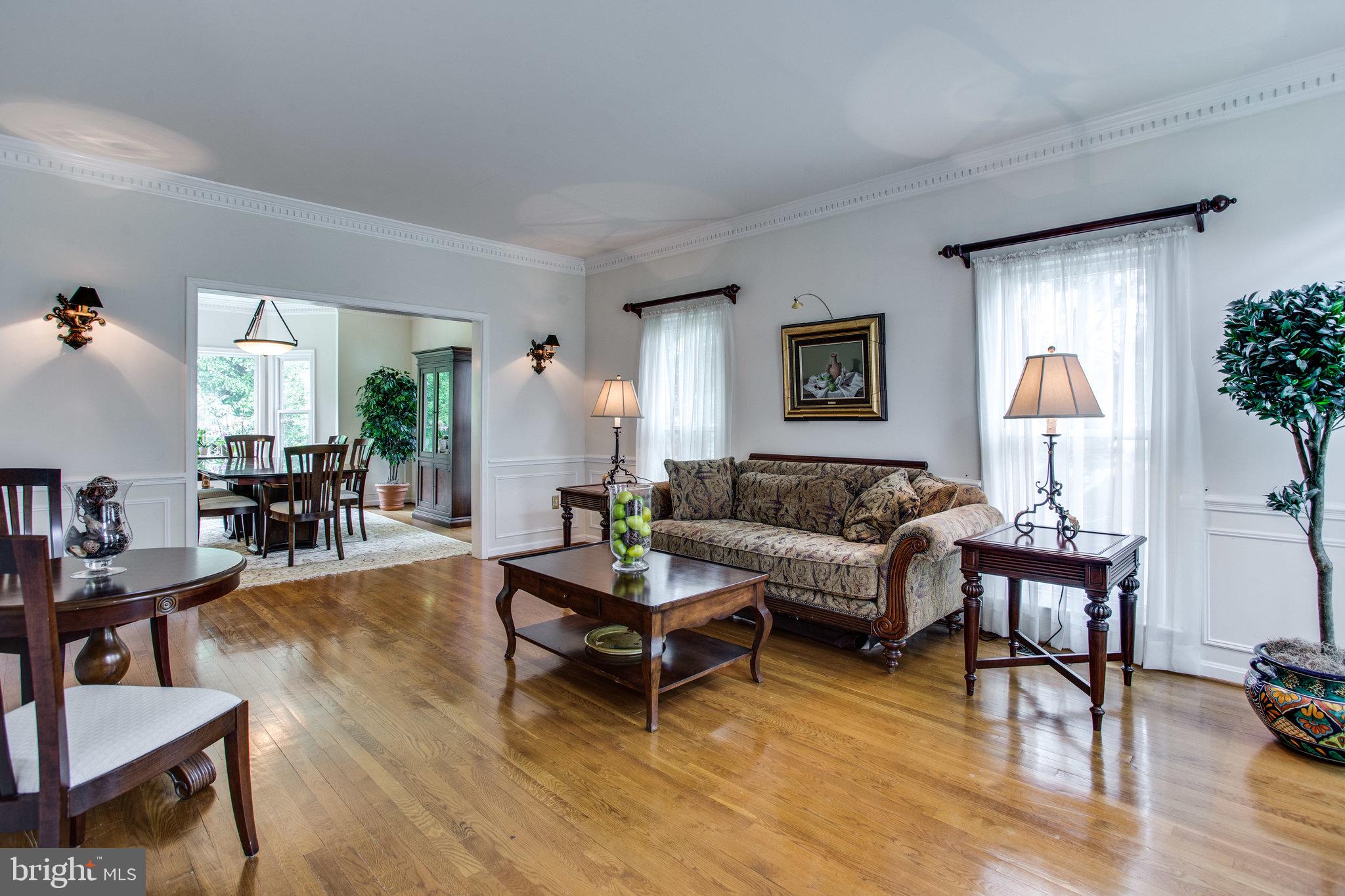6311 Hunting Ridge Lane McLean, VA 22101 - Photo 15 of 44 Gleaming hardwood floors grace living room