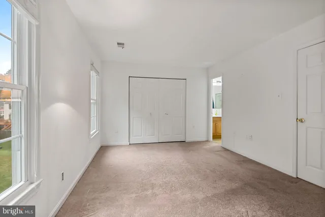 a view of an empty room