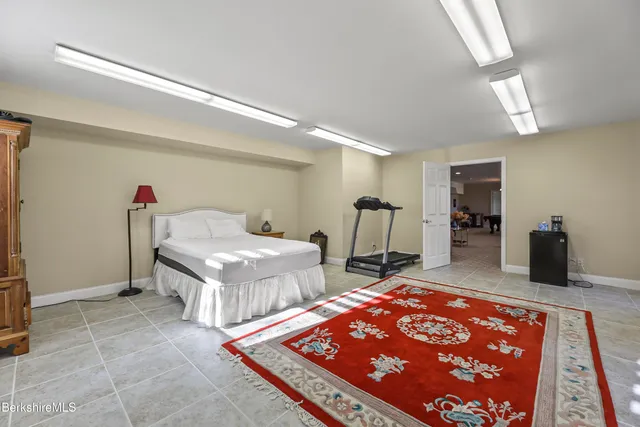 a view of lake with mountain