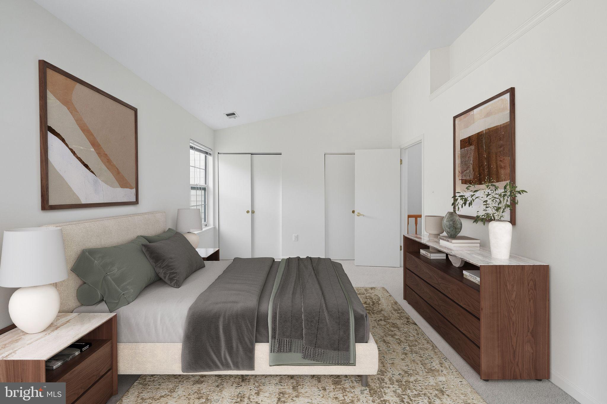 2724 Hunters Gate Terrace Silver Spring, MD 20904 - Photo 26 of 46 a bedroom with a bed and wooden floor