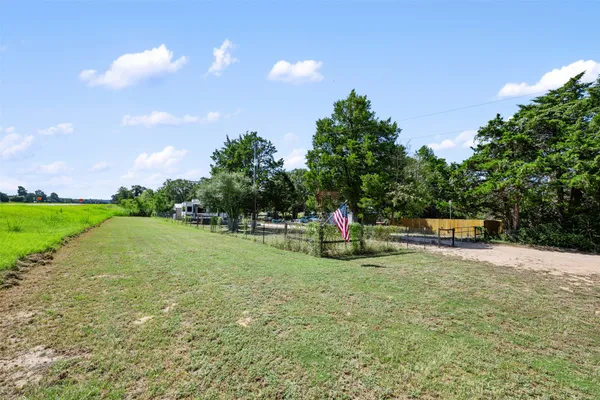 a view of a park with slide