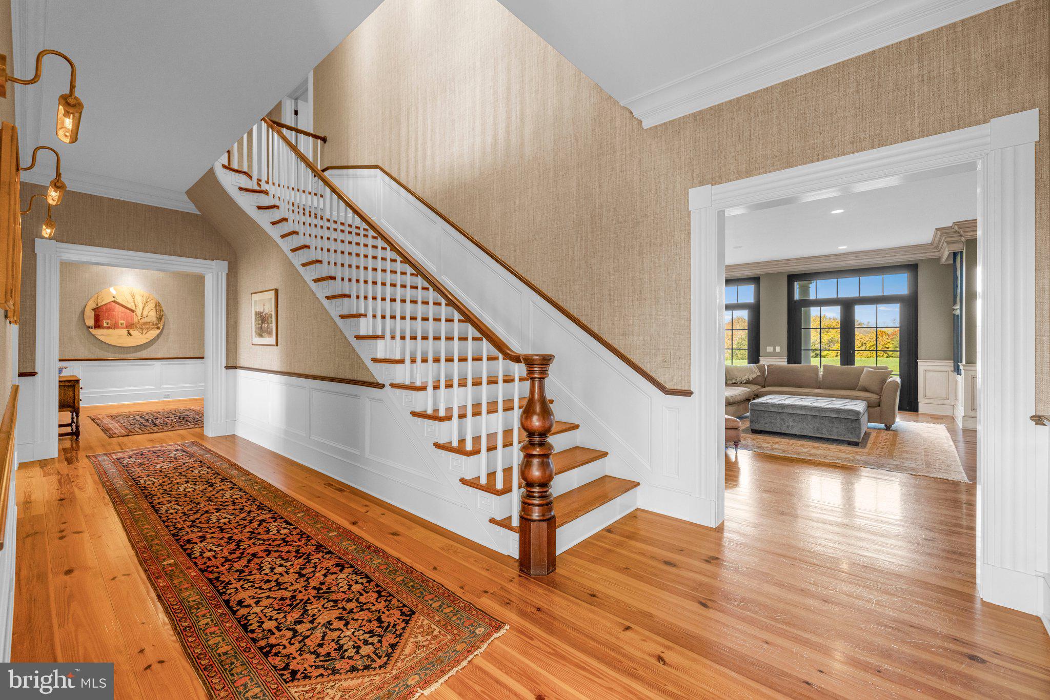 1077 Ginns Road Boyce, VA 22620 - Photo 19 of 140 Center hallway and staircase