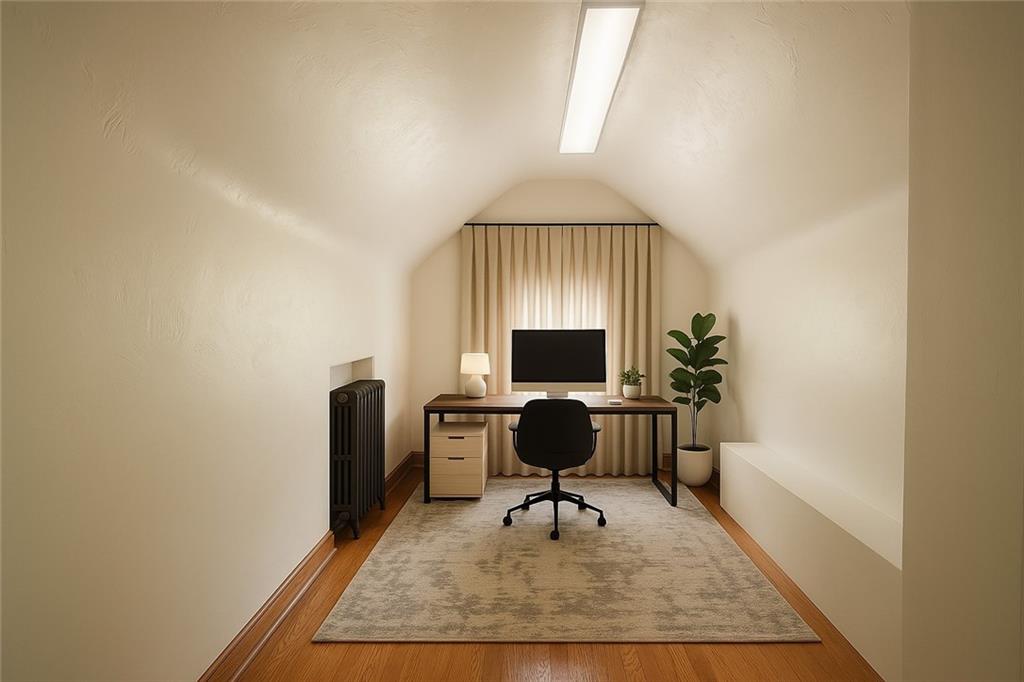 902 Delafield Road Pittsburgh, PA 15215 - Photo 13 of 23 a view of a workspace with furniture and a window