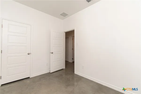 a view of an empty room