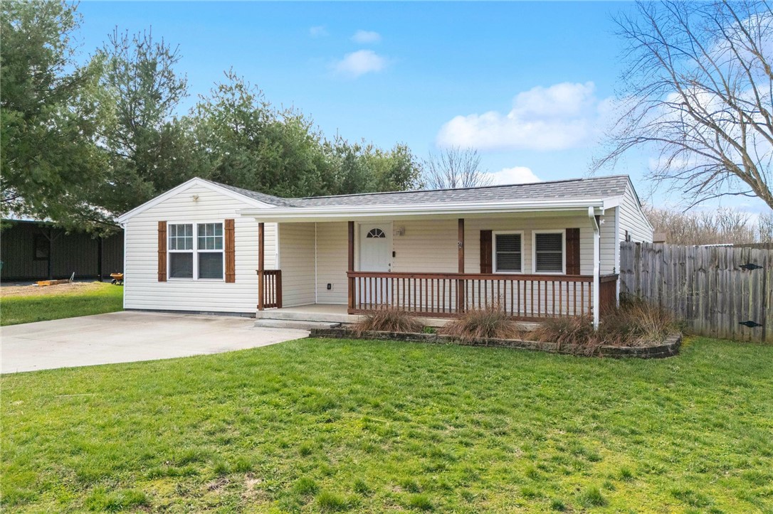 885 Hook Road Xenia, OH 45385 - Photo 3 of 33 This charming residence features a welcoming front porch, perfect for enjoying peaceful moments.