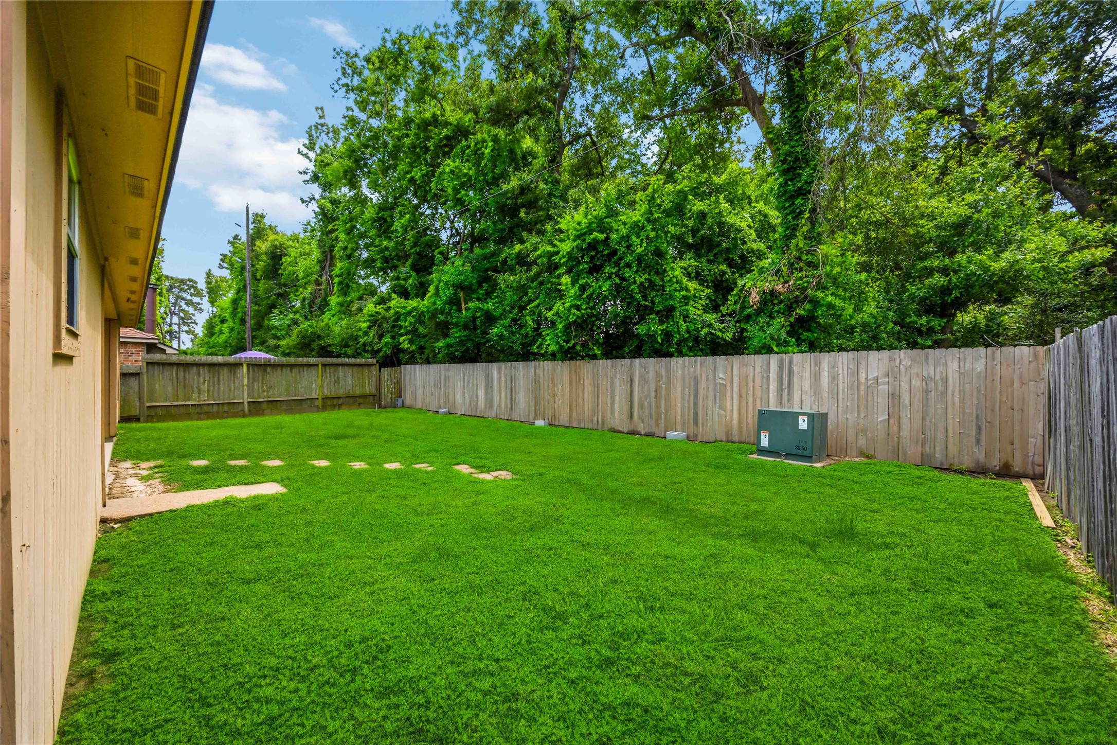 23619 Summer Pine Drive Spring, TX 77373 - Photo 22 of 25 Backyard with new back fence