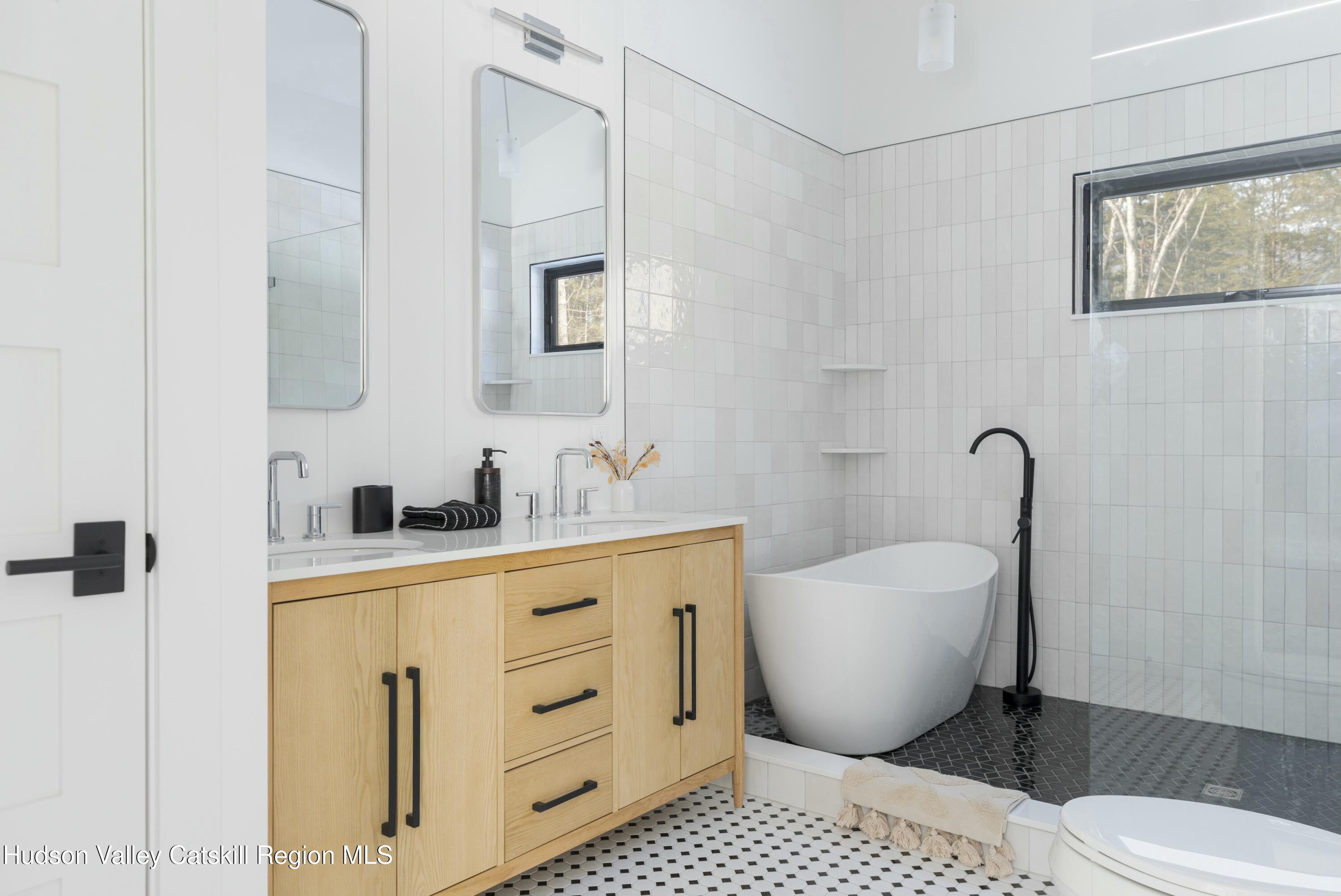 34 Tetta Lane Olivebridge, NY 12461 - Photo 17 of 35 a bathroom with a sink toilet and shower