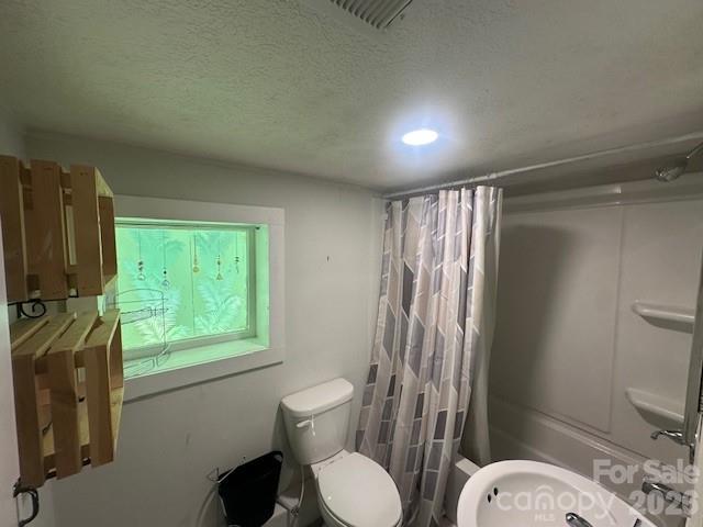 10 Chigger Ridge Road Sylva, NC 28779 - Photo 8 of 22 a bathroom with a toilet a sink and a shower