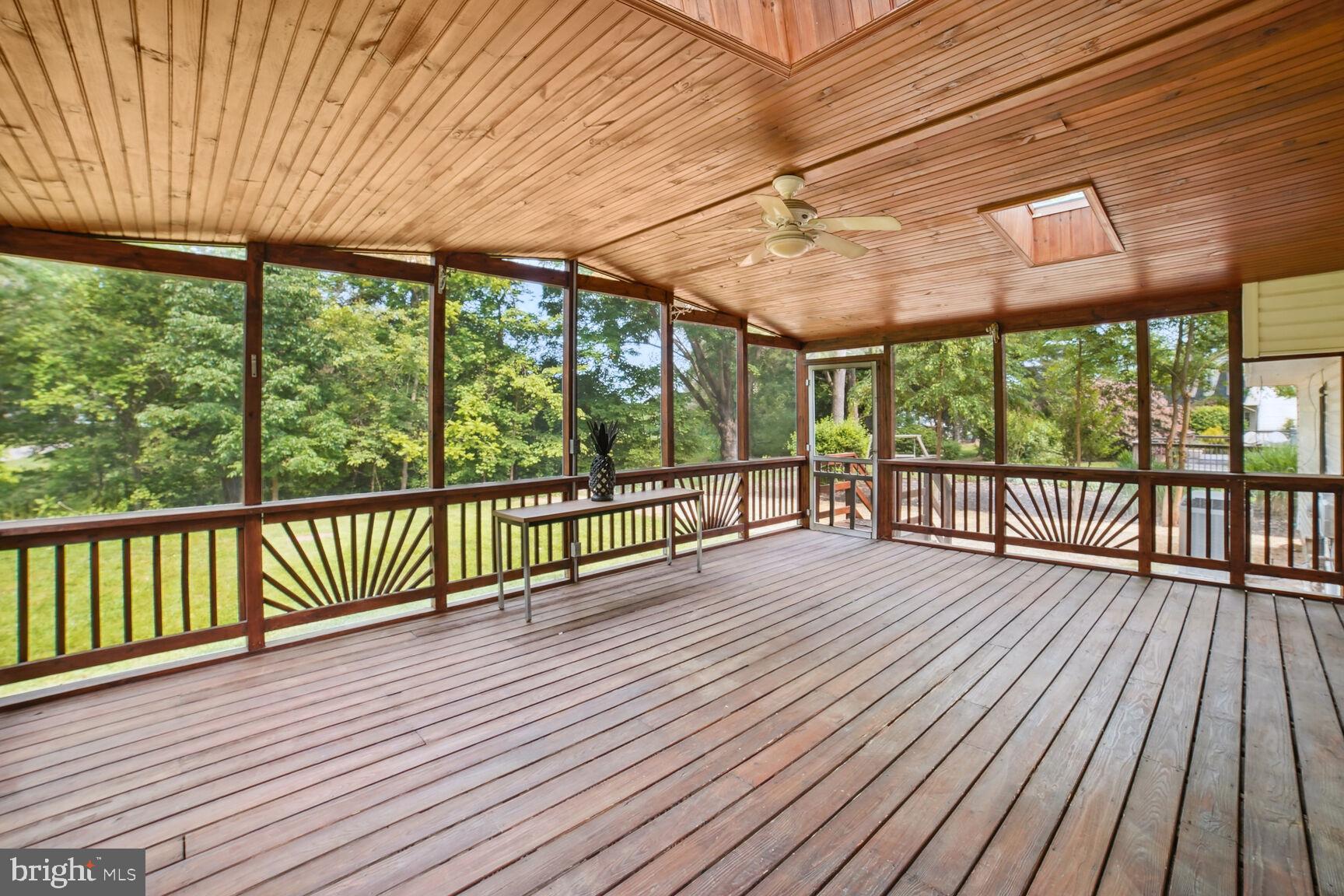 5015 Whetstone Road Columbia, MD 21044 - Photo 9 of 36 Screened Porch with Skylights
