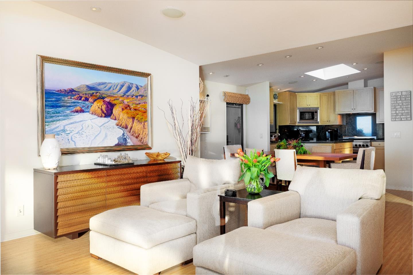 0 Scenic Road Carmel, CA 93923 - Photo 5 of 21 a living room with furniture and kitchen view