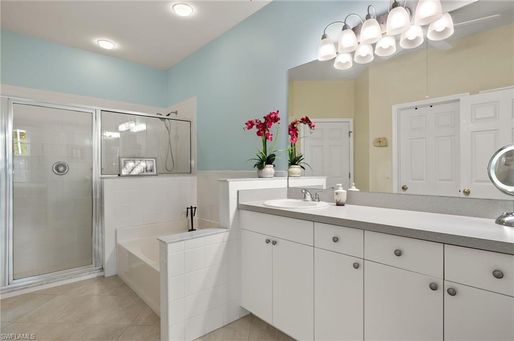 23164 Grassy Pine Drive Estero, FL 33928 - Photo 20 of 43 a bathroom with a sink mirror and vanity