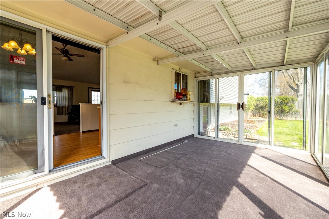5697 Jaycox Road North Ridgeville, OH 44039 - Photo 24 of 28 Sunroom with new carpeting