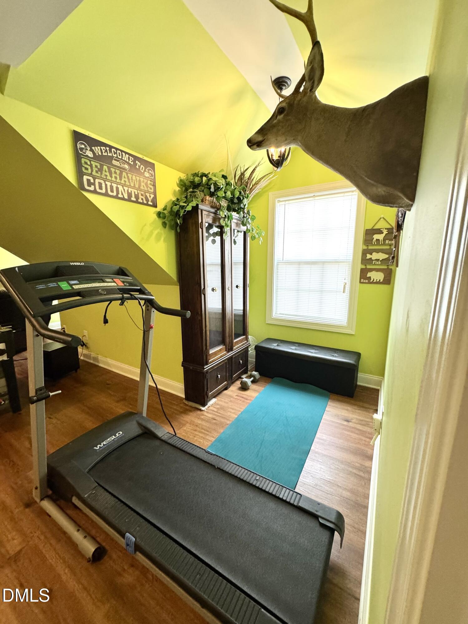 640 Tart Town Road Dunn, NC 28334 - Photo 48 of 71 a view of a room with gym equipment