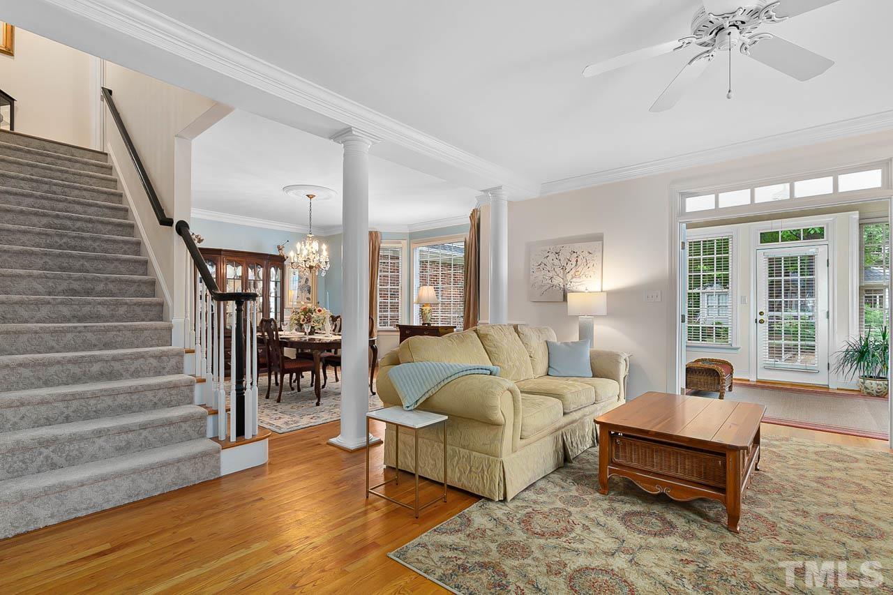 3500 Proprietor Way Raleigh, NC 27612 - Photo 9 of 47 a living room with furniture and wooden floor