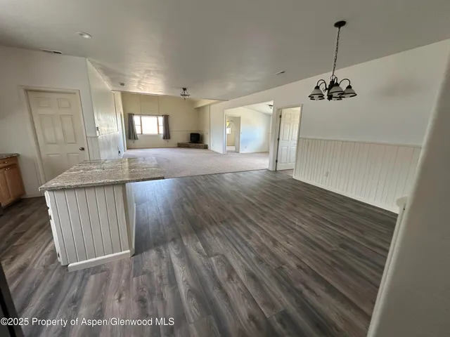 a view interior of a house with wooden floor