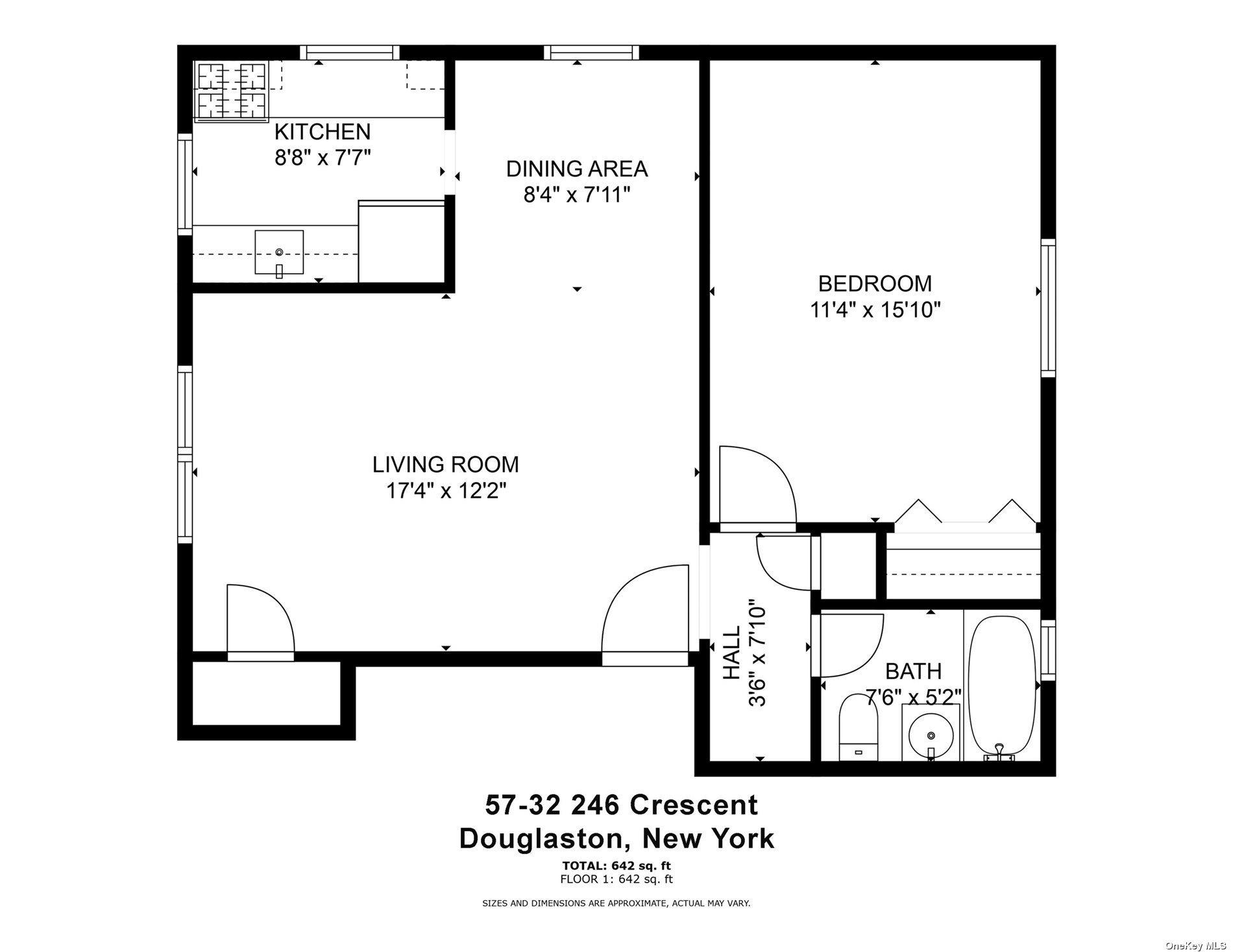 57-32 246th Crescent, Unit E15 Queens, NY 11362 - Photo 13 of 13 Floor Plan