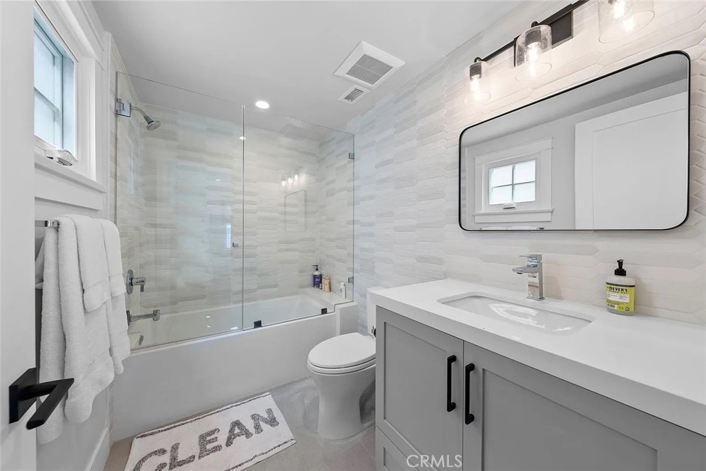 309 Crest Drive Manhattan Beach, CA 90266 - Photo 20 of 27 a bathroom with a sink a toilet and shower