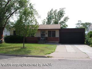 4702 South Bonham Street Amarillo, TX 79110 - Photo 1 of 1 a house view with a garden space