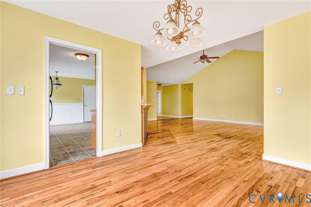 19423 Indian Road Petersburg, VA 23805 - Photo 13 of 34 a view of a hallway with wooden floor
