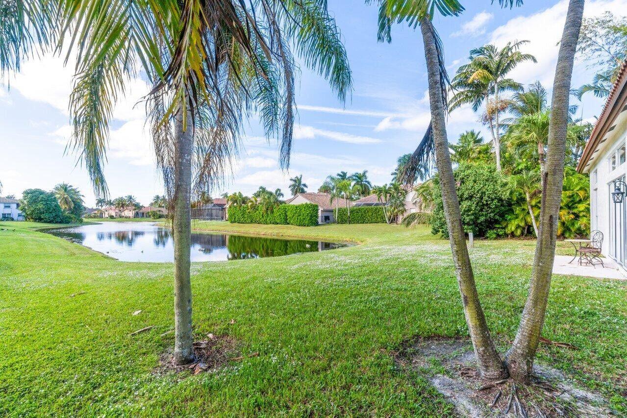 20077 Palm Island Drive Boca Raton, FL 33498 - Photo 42 of 47 a view of a garden with a tree