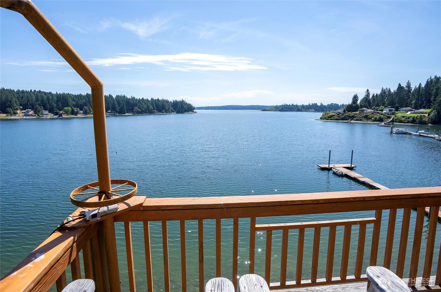 16412 50th St Court Southwest Longbranch, WA 98351 - Photo 26 of 35 a view of a lake from a balcony