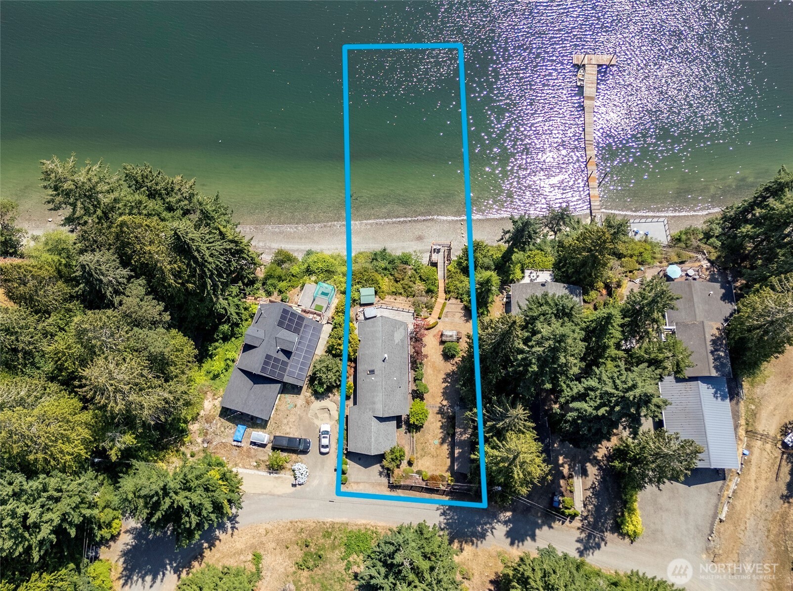 16412 50th St Court Southwest Longbranch, WA 98351 - Photo 33 of 35 an aerial view of a house with outdoor space