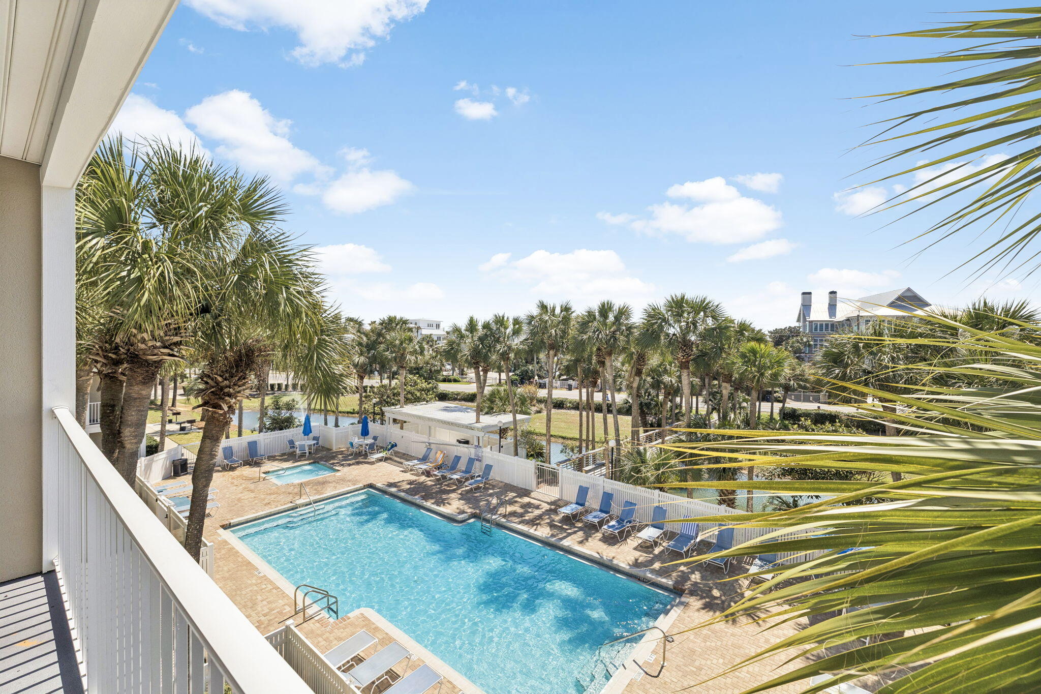 144 Spires Lane, Unit 310 Santa Rosa Beach, FL 32459 - Photo 27 of 41 a view of a swimming pool with an ocean view