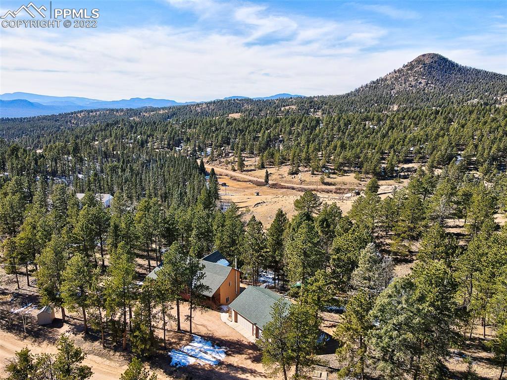 897 Fossil Creek Road Florissant, CO 80816 - Photo 2 of 40 a view of city and mountain