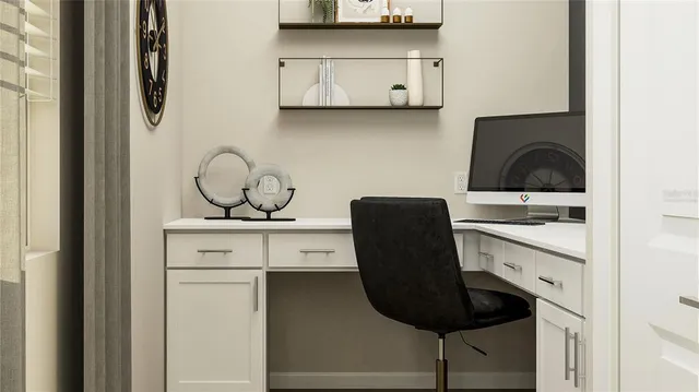 a view of walk in closet with clothes