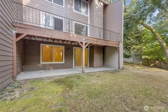 a front view of a building