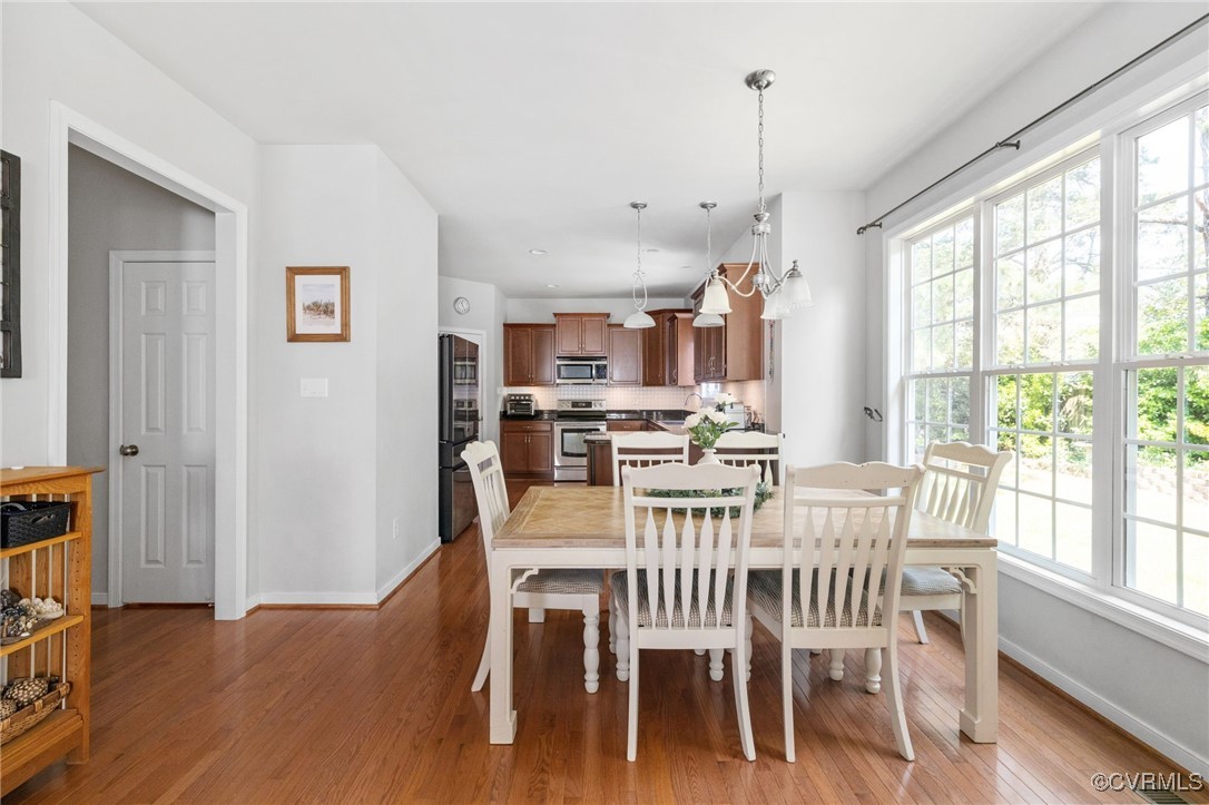 14300 Wallingham Loop Midlothian, VA 23114 - Photo 28 of 50 a view of a dining room with furniture window and wooden floor