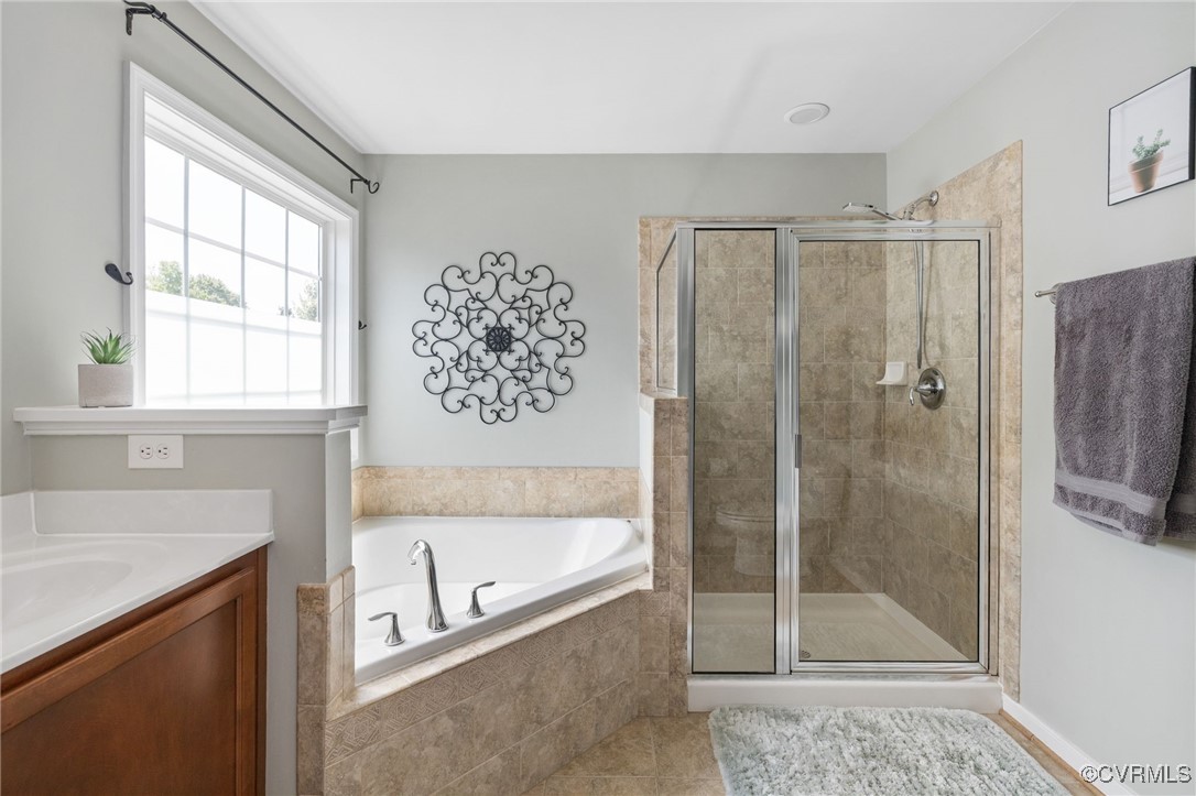 14300 Wallingham Loop Midlothian, VA 23114 - Photo 38 of 50 a bathroom with a bathtub and a shower
