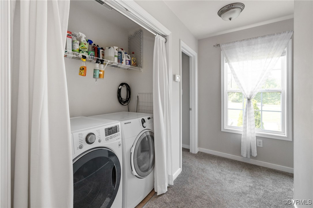 14300 Wallingham Loop Midlothian, VA 23114 - Photo 43 of 50 a view of livingroom with washer and dryer