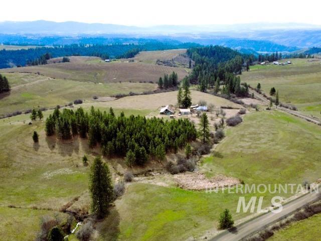 1188 Kidder Ridge Road Kamiah, ID 83536 - Photo 12 of 39 Aerial view of sparsely populated area featuring mountains