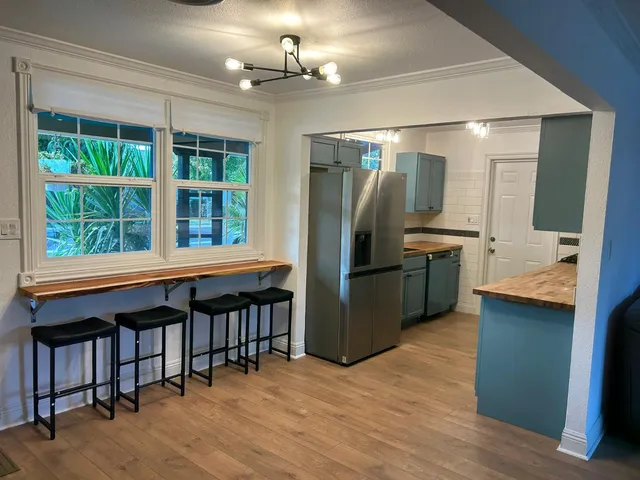 a bathroom with a sink and a shower