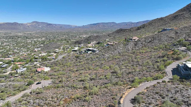 a view of a mountain in the distance