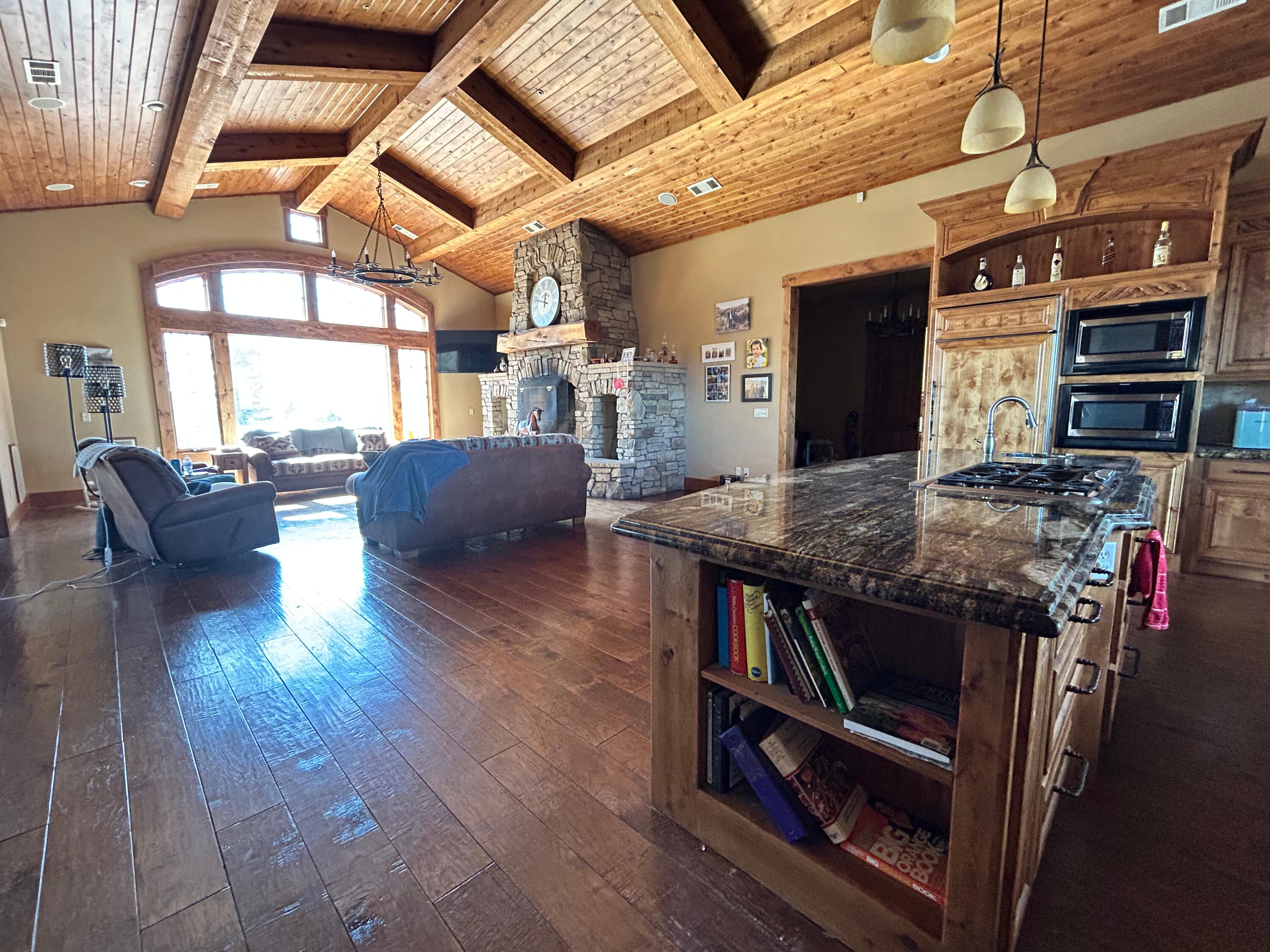 553-185 Punkin Center Road Bieber, CA 96009 - Photo 47 of 57 a view of kitchen with furniture and wooden floor