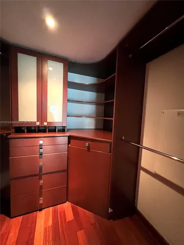 a room with storage and utility