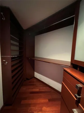 a view of walk in closet