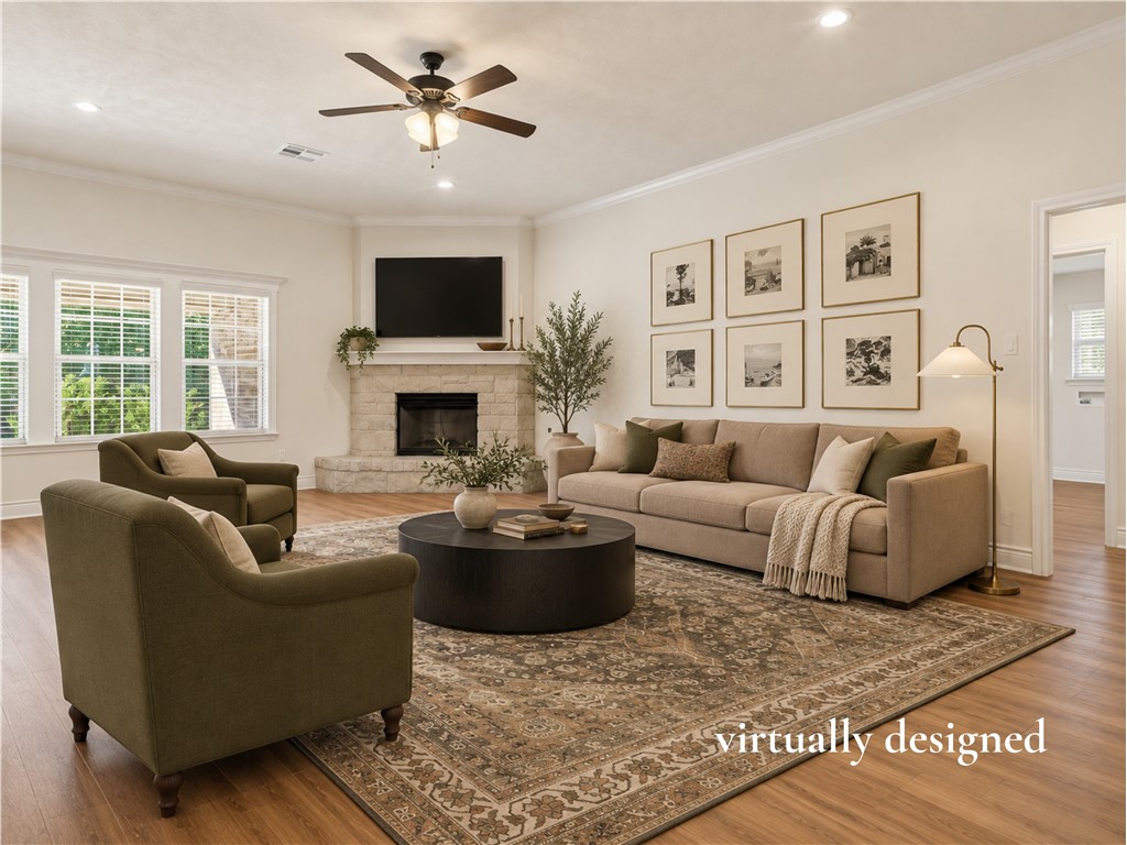 This image has been virtually enhanced with conceptual renderings to help buyers visualize the home's potential and explore design possibilities. These conceptual renderings are provided for inspiration only and are not intended to represent existing conditions, completed improvements, architectural plans, or construction recommendations.