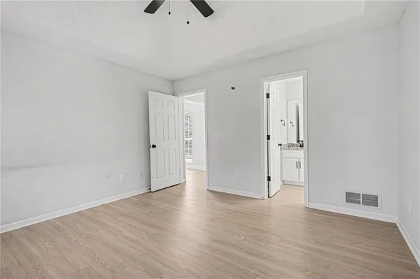 a view of an empty room